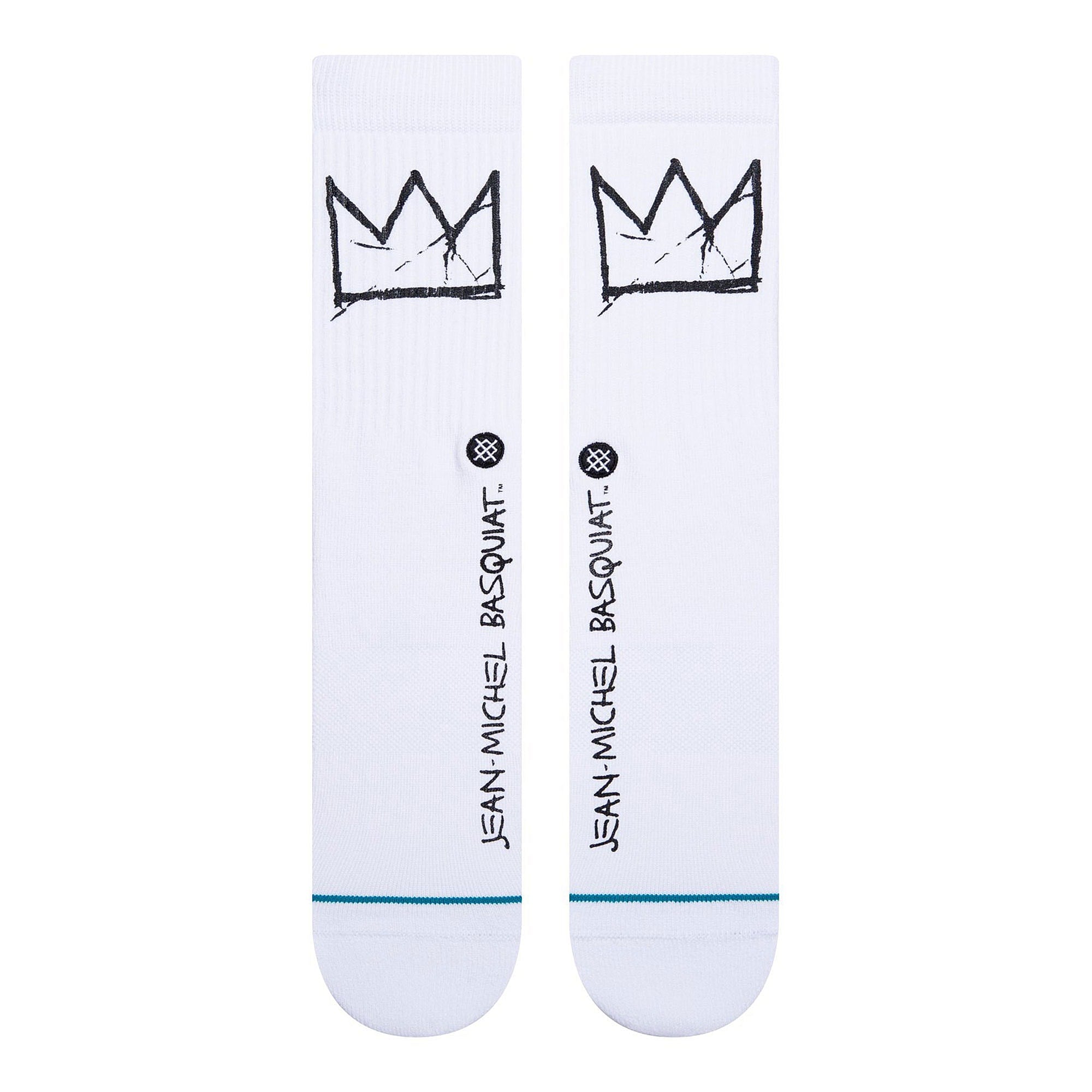 Stance Jean-Michel Basquiat Signature Socks White Socks Material | Overkill