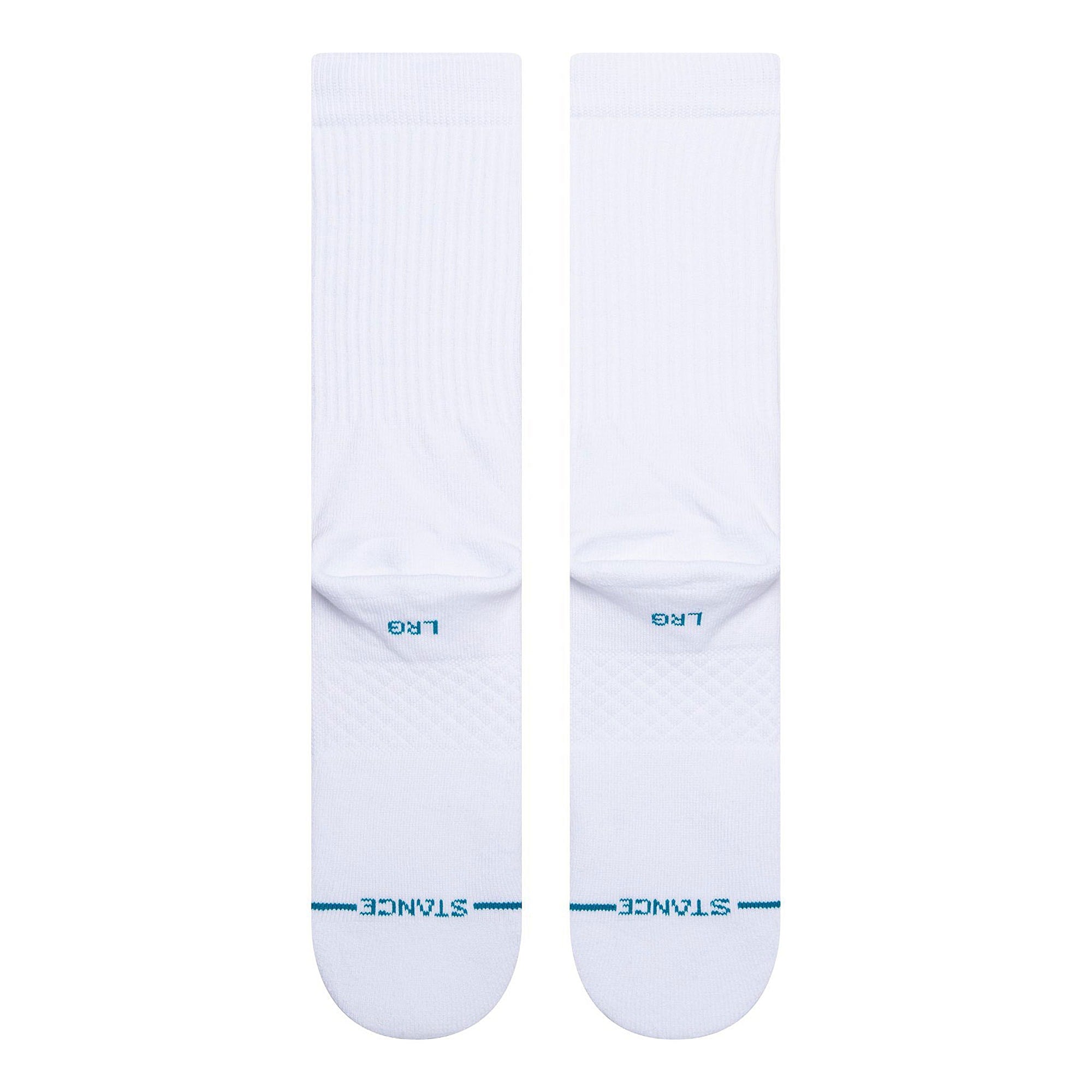 Stance Jean-Michel Basquiat Signature Socks White Socks Close-up | Overkill