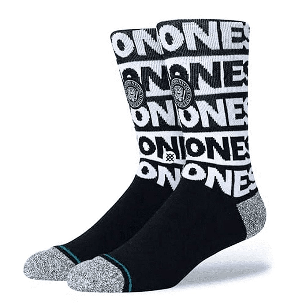 Stance The Ramones Socks Black Socks A558B20THE-BLK | Overkill