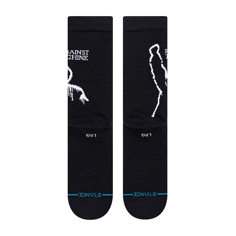 Stance Battle Of LA Socks Black Socks Close-up | Overkill