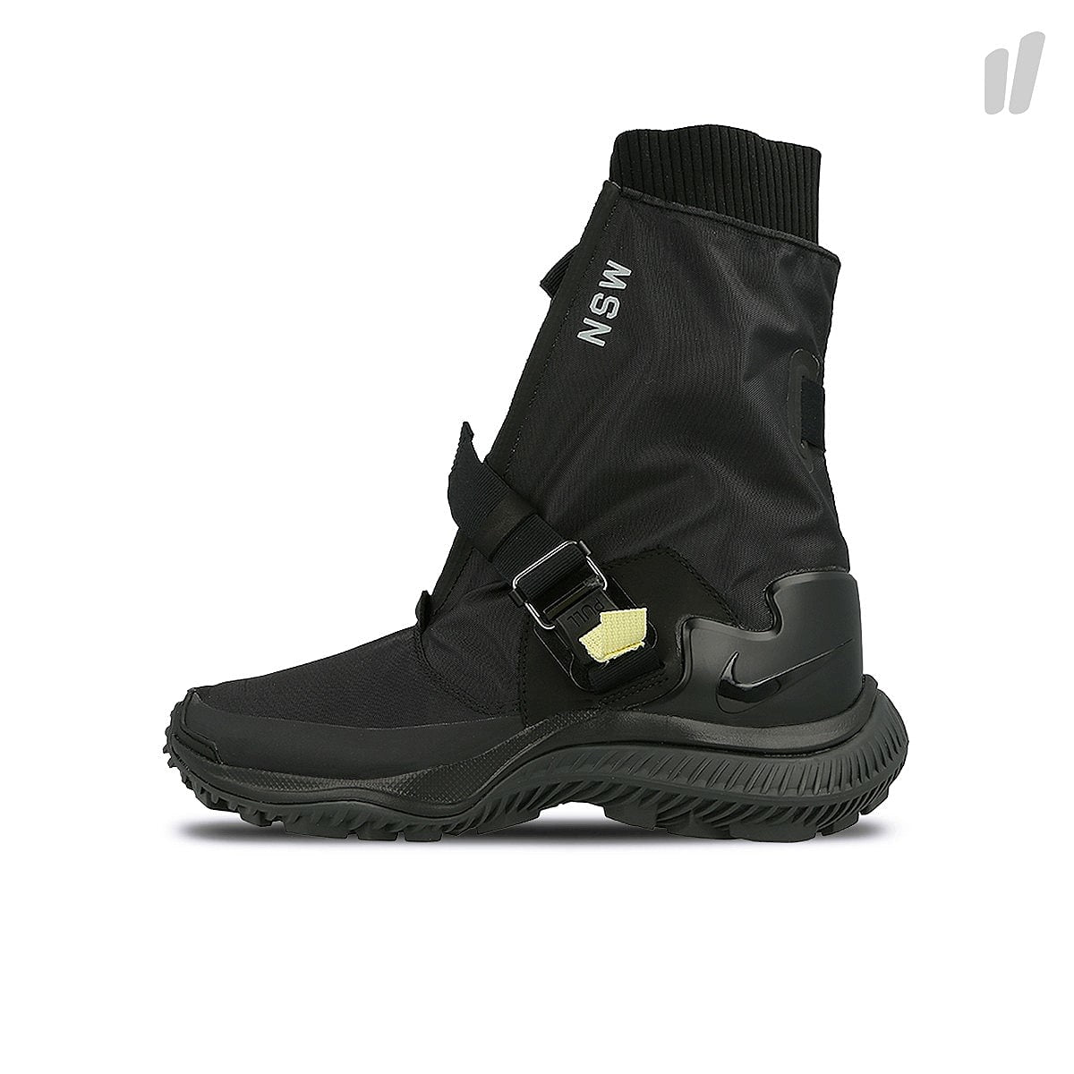 Nike wmns gaiter boot Black-Black - Anthracite - Pale Citron Sneakers AA0528 001 | Overkill