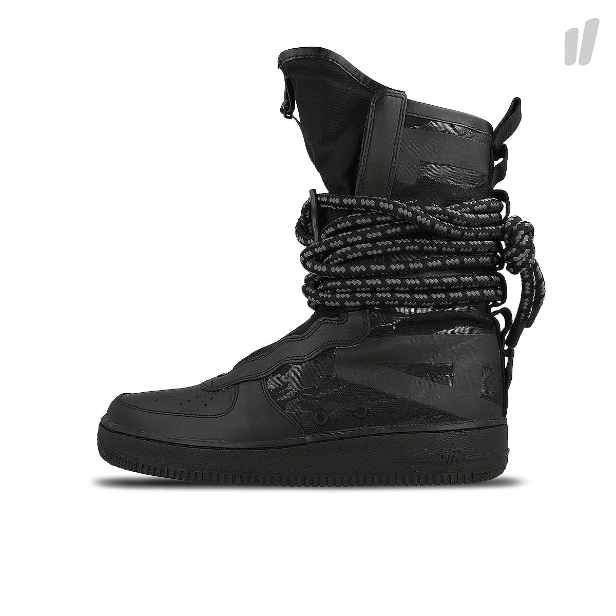 Nike sf air force 1 hi boot Black-Black - Dark Grey Sneakers AA1128 002 | Overkill