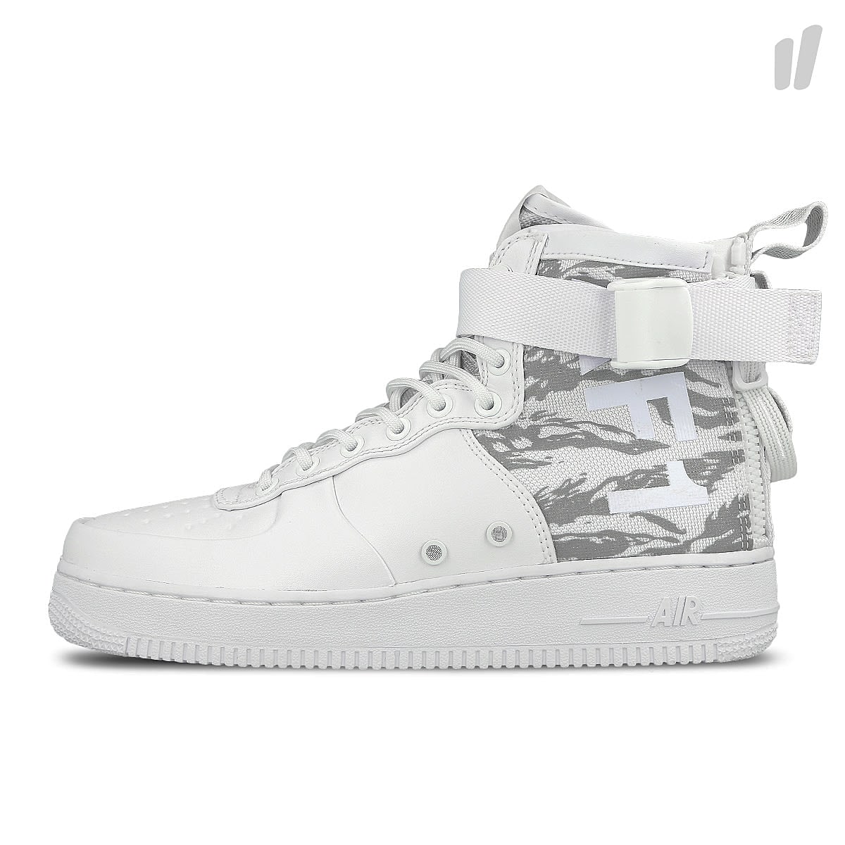 Nike sf air force 1 mid premium White / White - White Sneakers AA1129 100 | Overkill