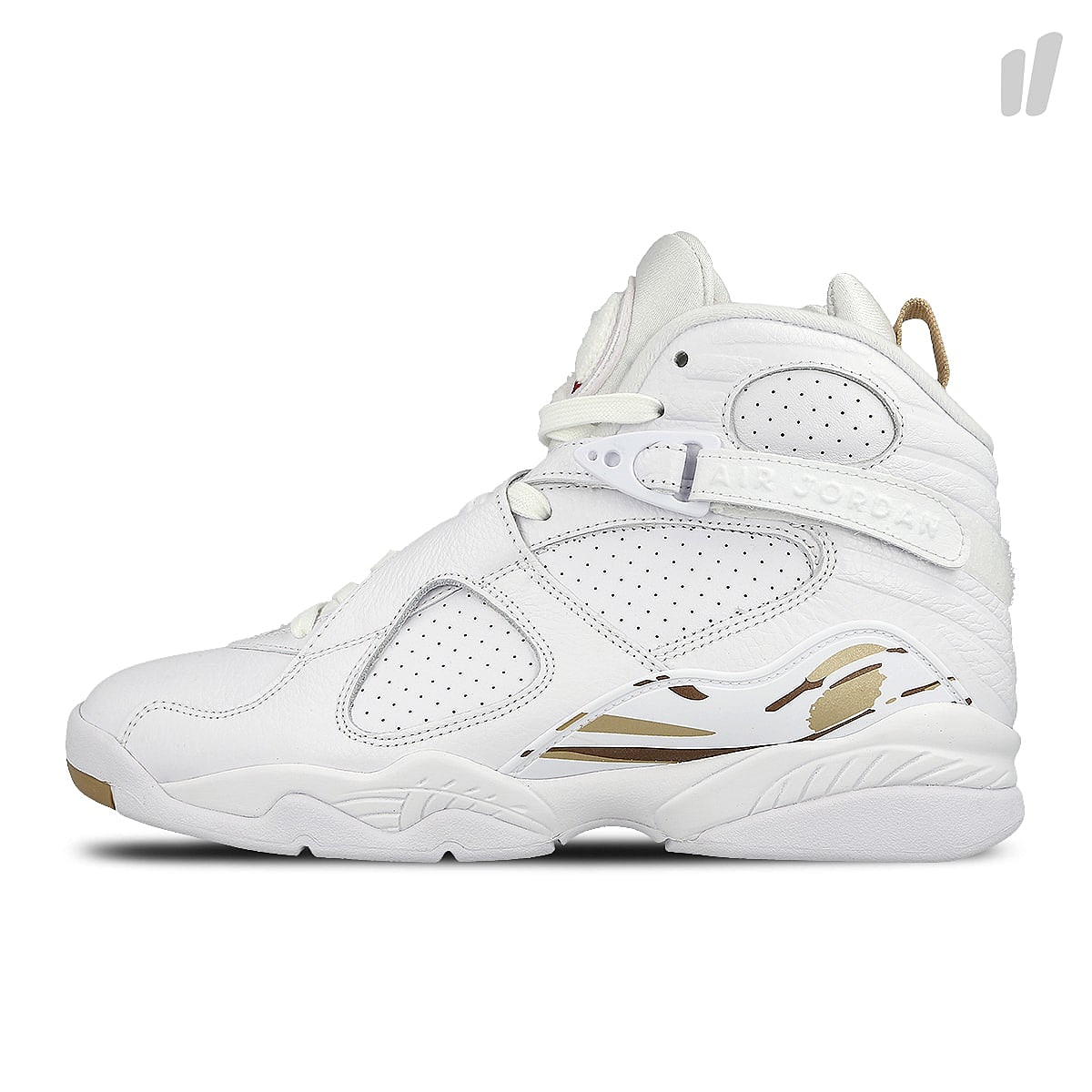 Jordan Air Jordan 8 Retro OVO White / Metallic Gold - Varsity Red - Blur Sneakers AA1239 135 | Overkill