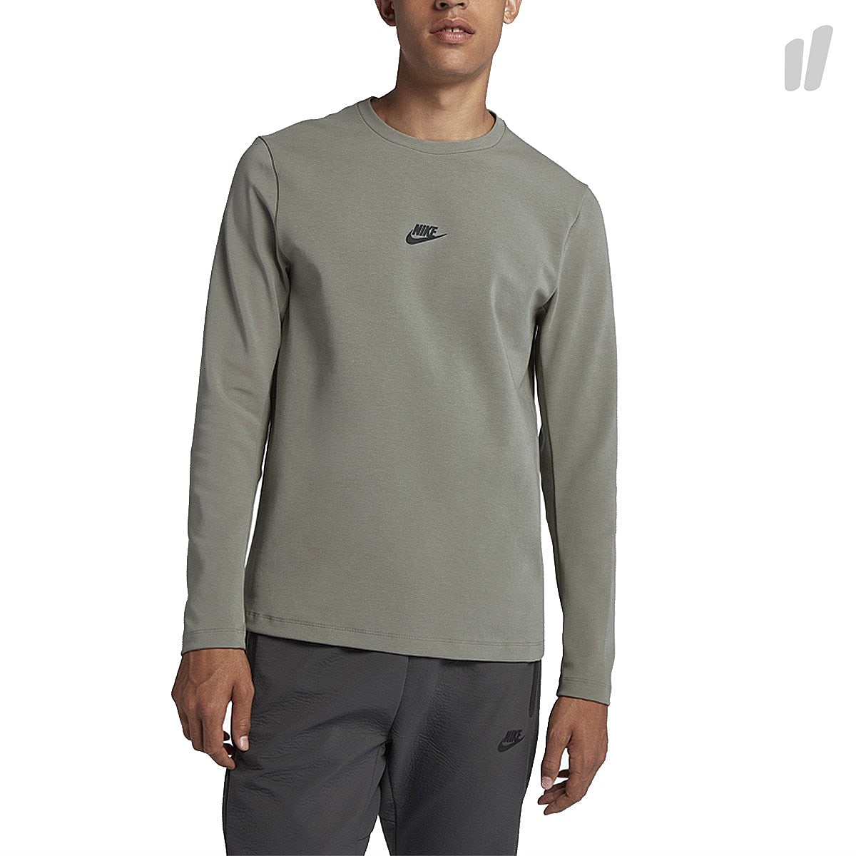 Nike Sportswear Crew Longsleeve Dark Stucco / Black Longsleeves AA3782 004 | Overkill