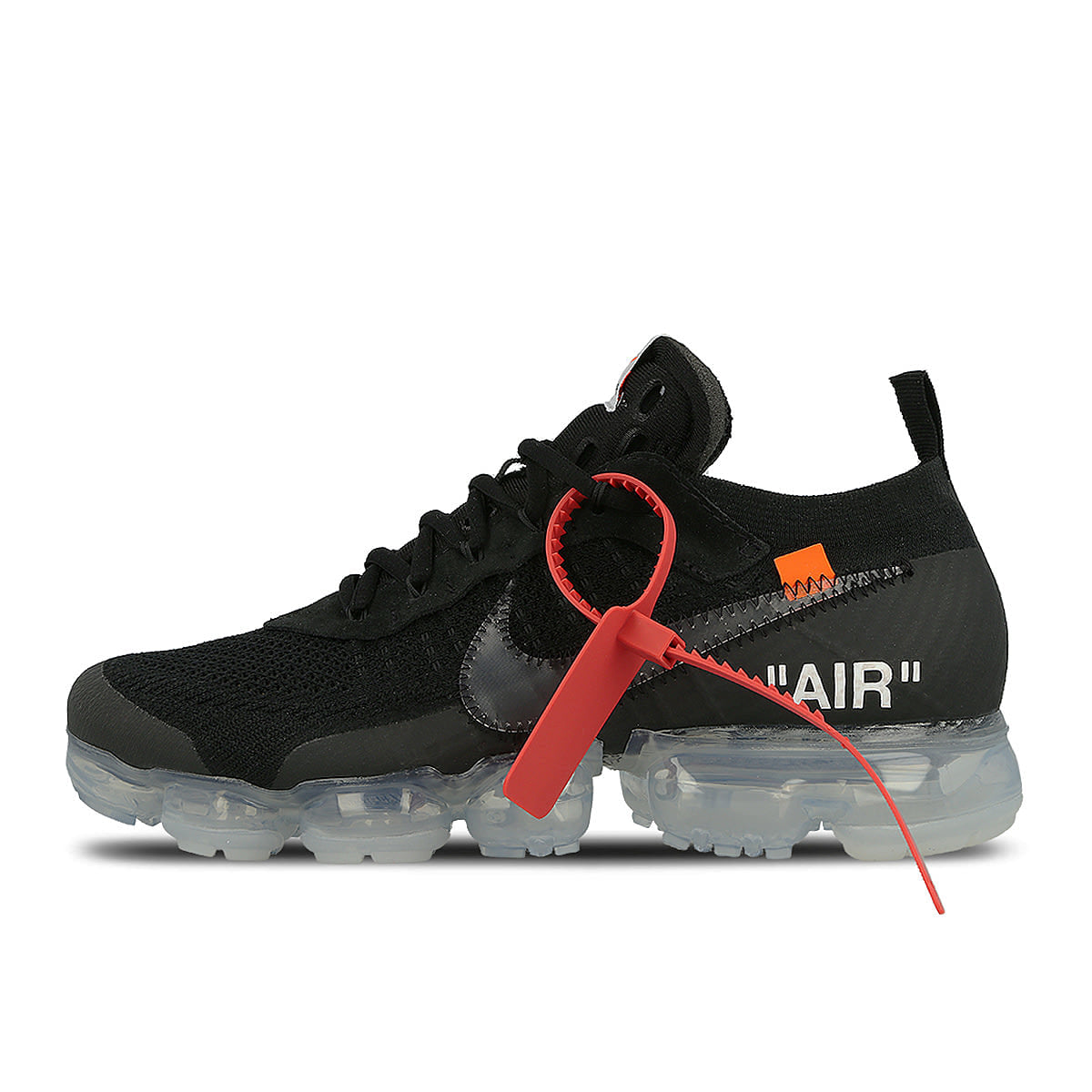 Nike Off-White x Nike Air VaporMax FK Black / Clear - Total Orange Sneakers AA3831 002 | Overkill