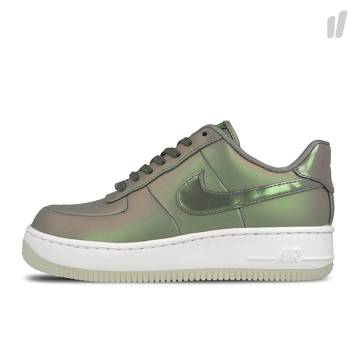 Nike wmns air force 1 upstep premium lx Dark Stucco / Dark Stucco - White Low Top Sneakers AA3964 001 | Overkill
