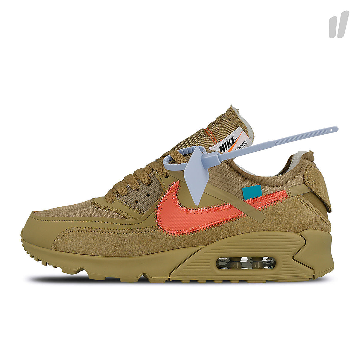 Nike The Ten: Nike Air Max 90 Parachute Beige / Bright Mango Sneakers AA7293 200 | Overkill