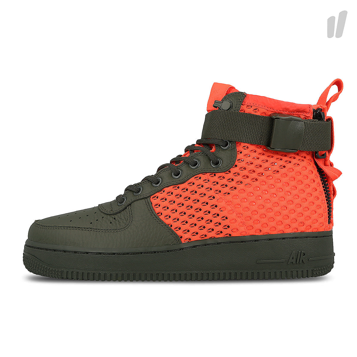 Nike special field air force 1 mid qs Cargo Khaki-Total Crimson - Cargo Khaki Sneakers AA7345 300 | Overkill