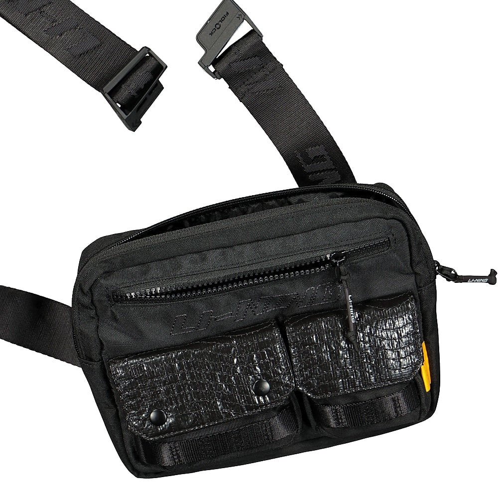Li-Ning Messenger Bag Black Briefcases & Messenger Bags Close-up | Overkill