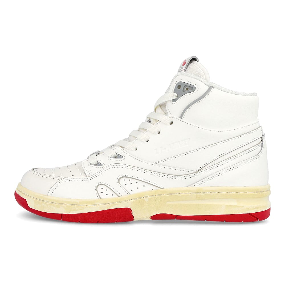 Li-Ning 937 deluxe hi Rice White High Top Sneakers AGBR033-1K | Overkill