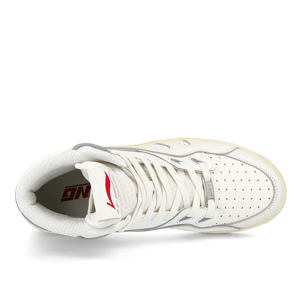 Li-Ning 937 deluxe hi Rice White High Top Sneakers Detailfoto | Overkill