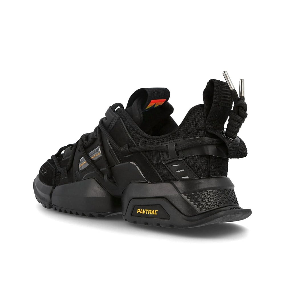 Li-Ning titan Standard Black / Sandal Black / Orange Yellow Close-up | Overkill
