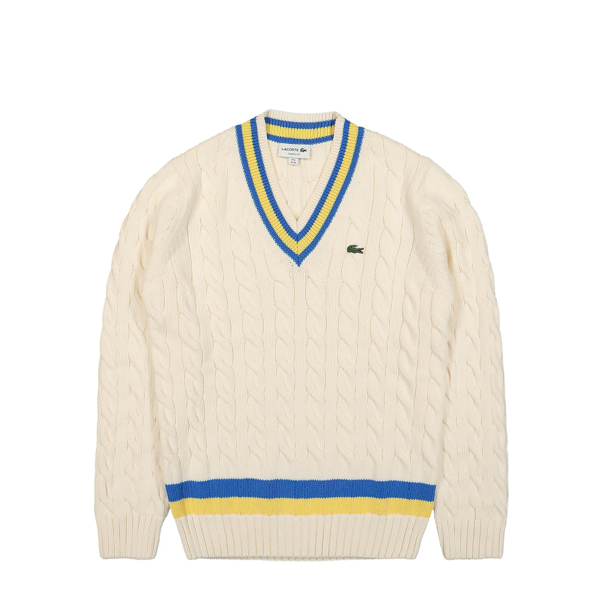 Lacoste Classic Sweater Flour / Yellow - Marina Sweatshirts AH0493-00 7MZ | Overkill