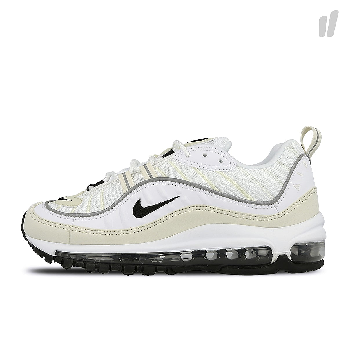 Nike wmns air max 98 White / Black - Fossel Reflect Silver Sneakers AH6799 102 | Overkill