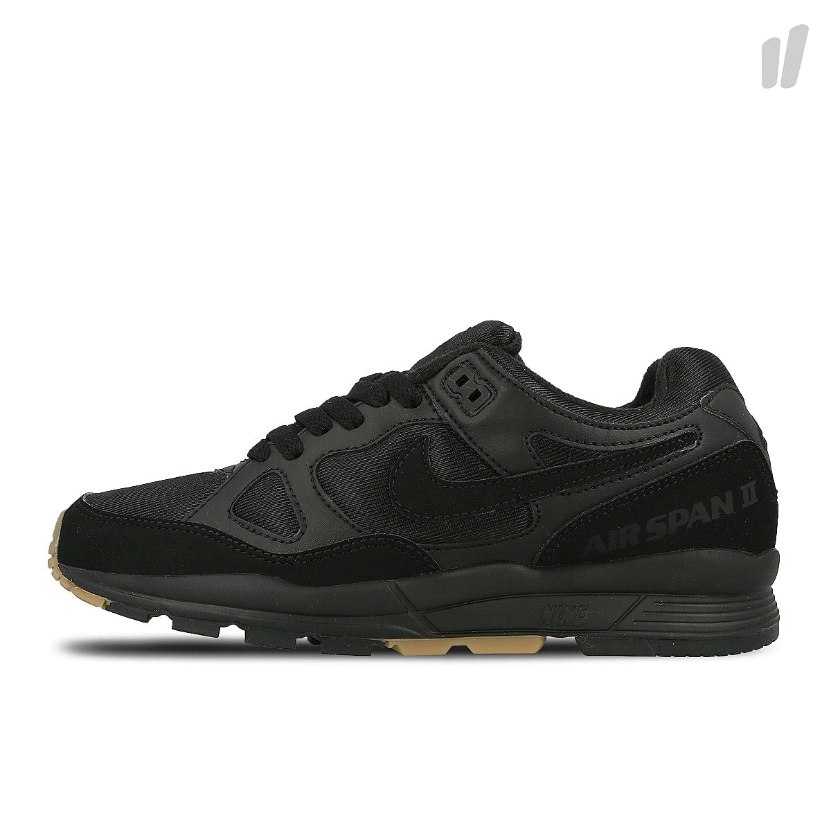 Nike wmns air span ii Black-Black - Black Sneakers AH6800 002 | Overkill