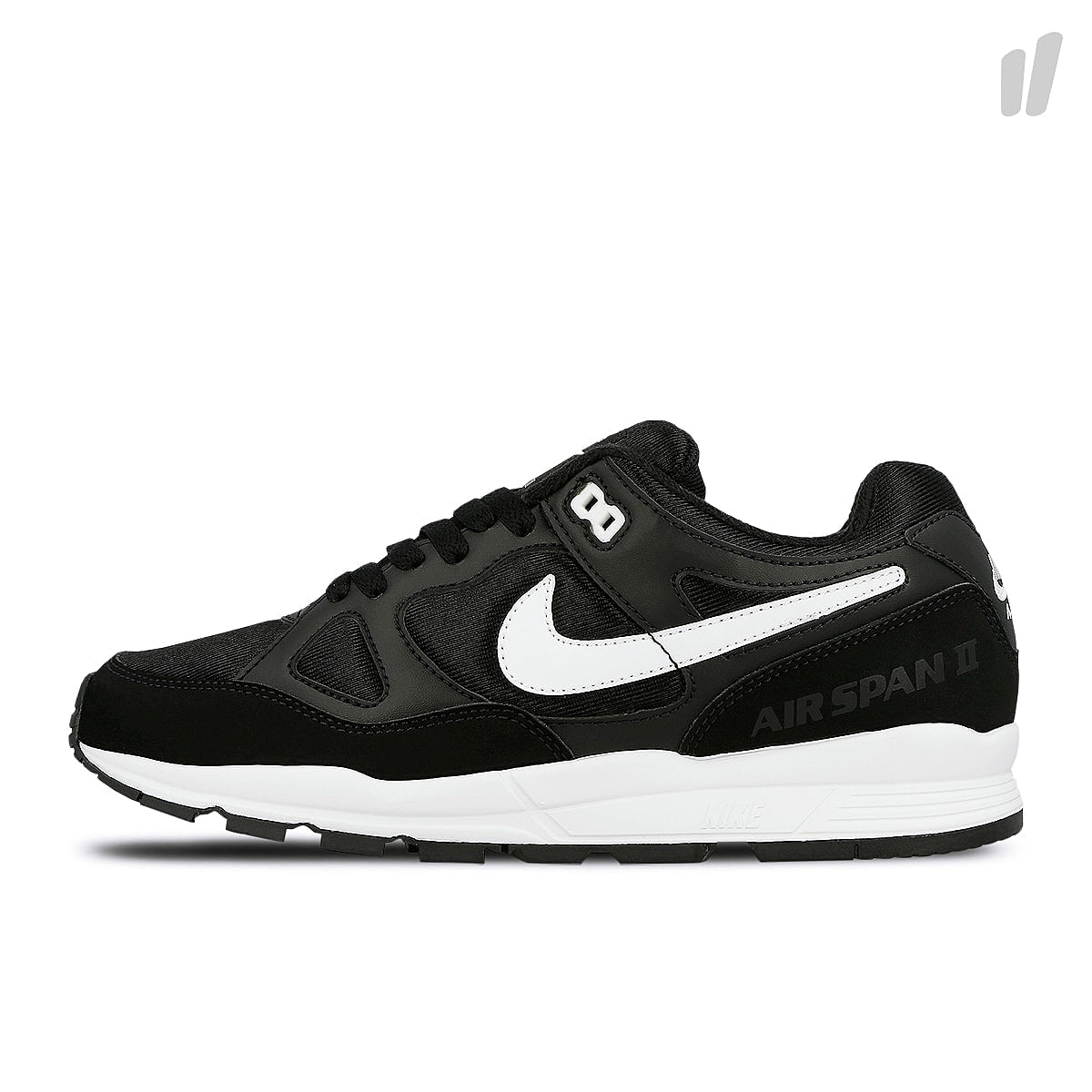 Nike wmns air span ii Black / Summit White Sneakers AH6800 006 | Overkill