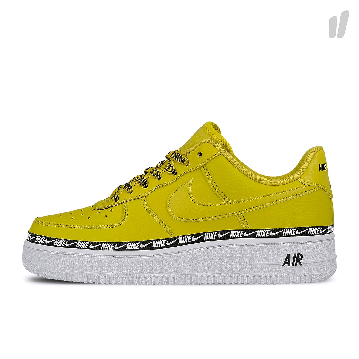 Nike wmns air force 1 ´07 se premium Bright Citron-Bright Citron - Black - White Low Top Sneakers AH6827 700 | Overkill