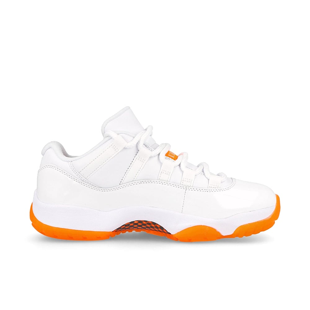 Jordan Wmns Air Jordan 11 Retro Low White / Bright Citrus Material | Overkill
