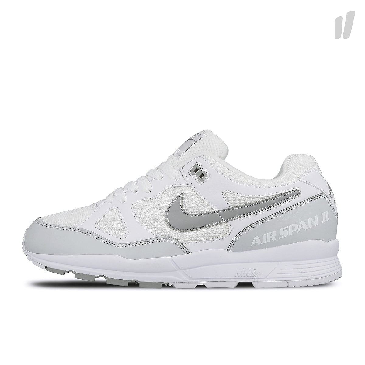 Nike air span ii White-Wolf Grey - Pure Platinum Sneakers AH8047 105 | Overkill