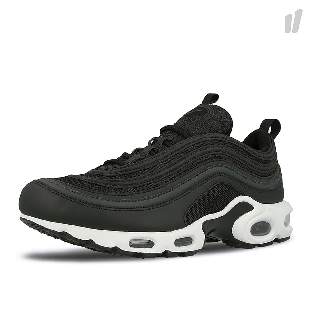 Nike air max plus-97 Black-Anthracite - White Sneakers Close Up | Overkill