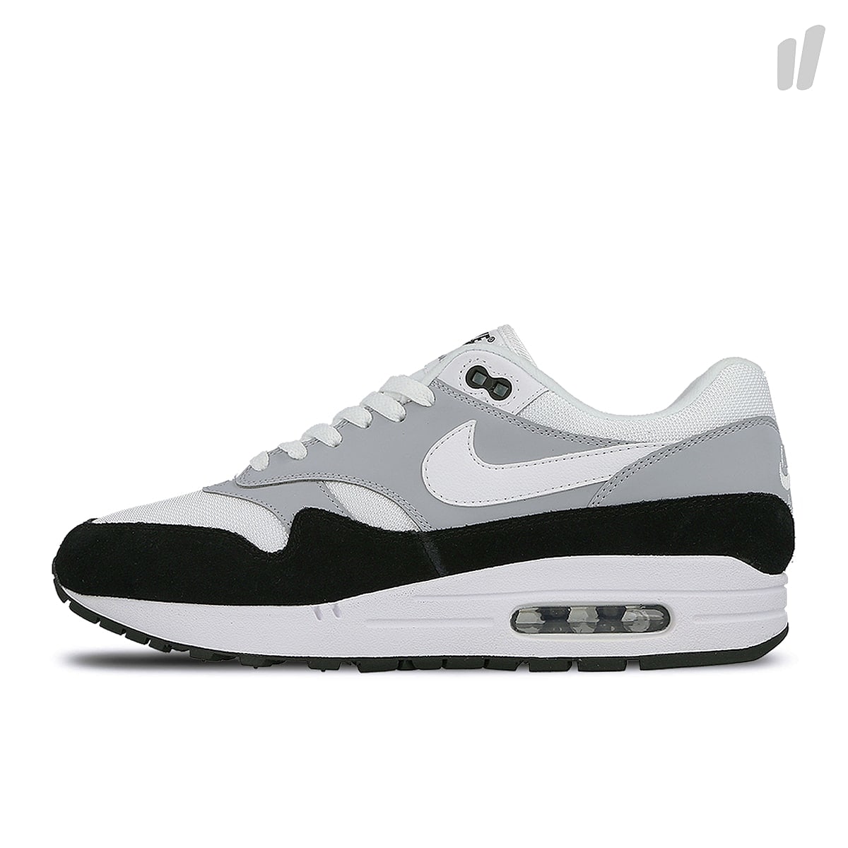 Nike air max 1 Wolf Grey / White - Black Low Top Sneakers AH8145 003 | Overkill