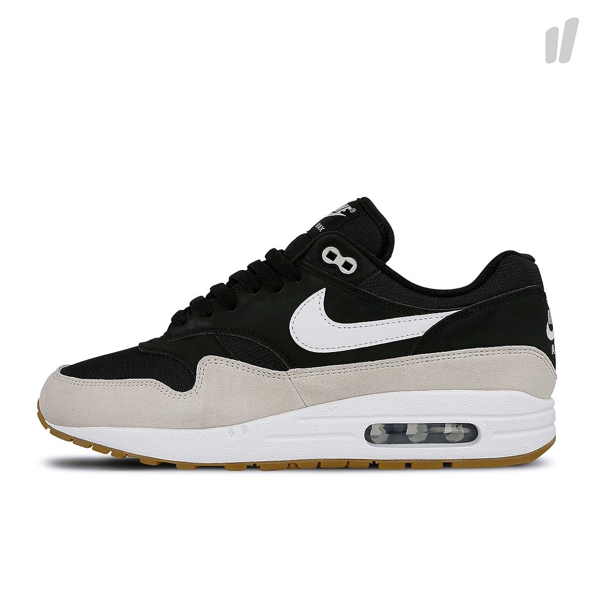 Nike air max 1 Black-White - Light Bone Low Top Sneakers AH8145 009 | Overkill