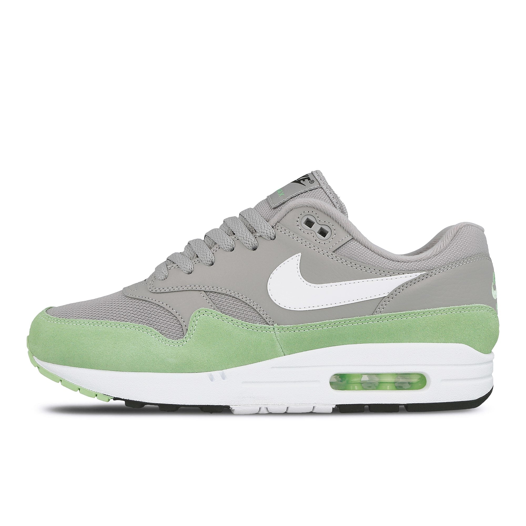 Nike air max 1 Atmosphere Grey / White - Fresh Mint - Black Low Top Sneakers AH8145 015 | Overkill