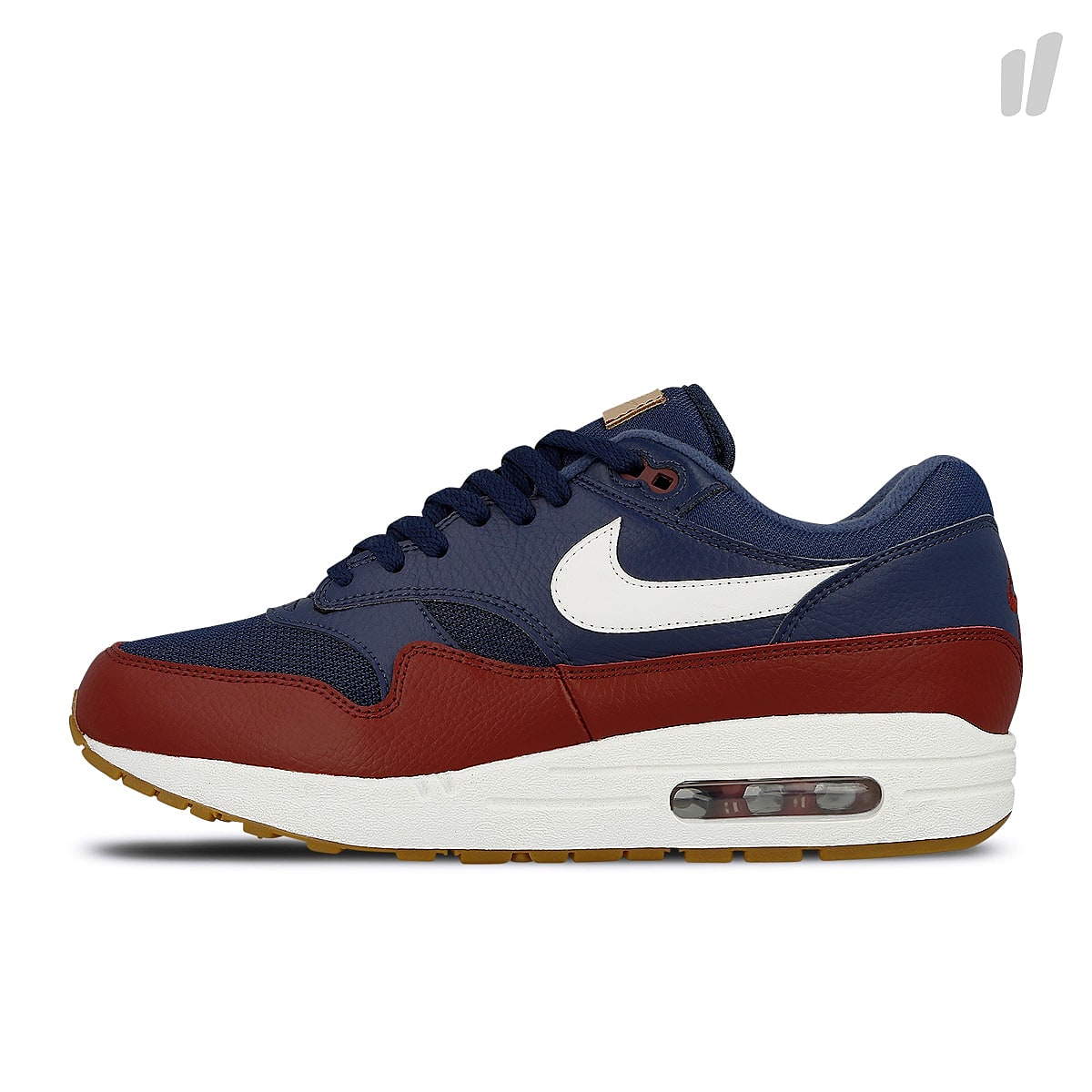 Nike air max 1 Navy-Sail - Team Red - Sail Low Top Sneakers AH8145 400 | Overkill