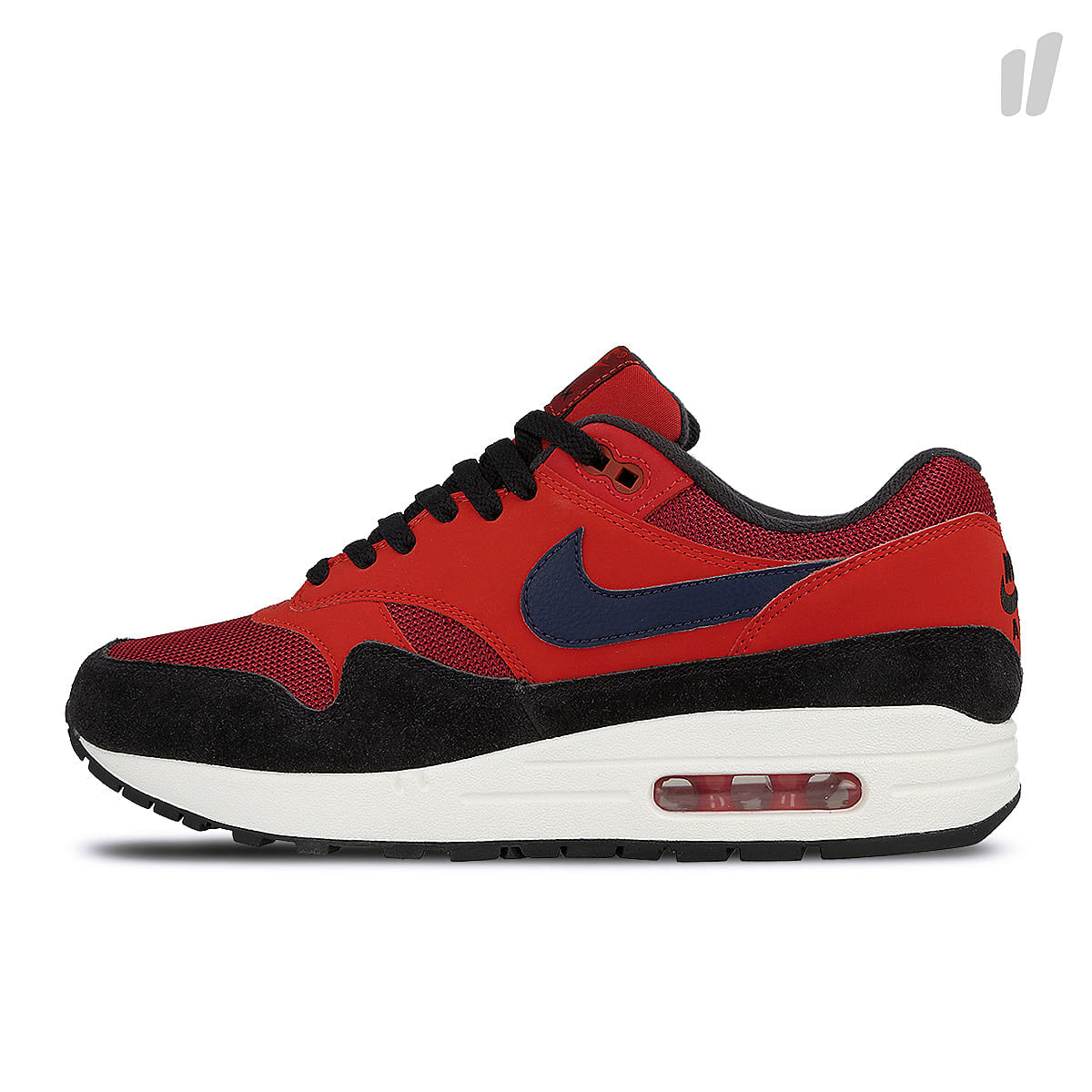 Nike air max 1 Red Crush-Midnight Navy - University Red Low Top Sneakers AH8145 600 | Overkill