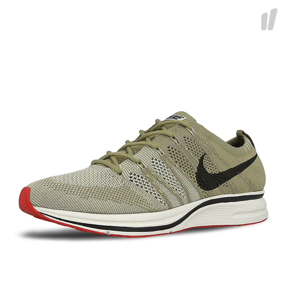 Nike flyknit trainer Neutral Olive-Velvet Brown - Sail Low Top Sneakers Close Up | Overkill
