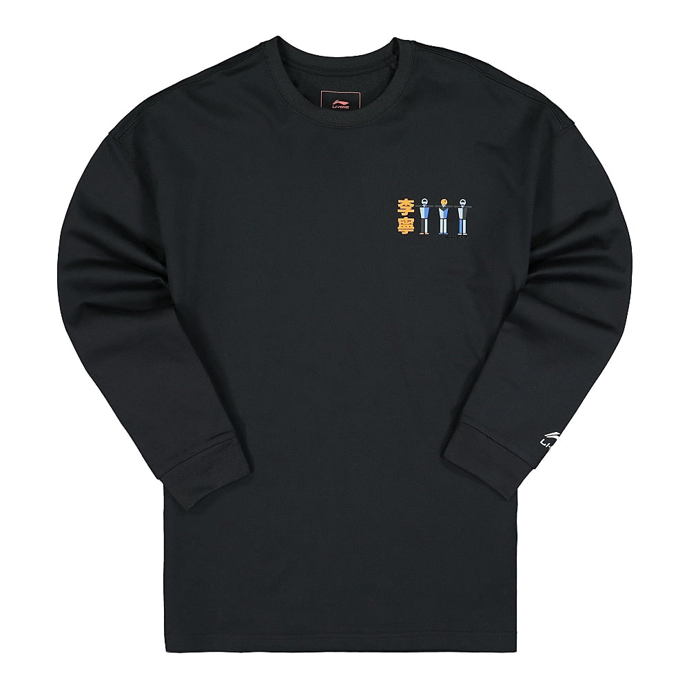 Li-Ning L/S Tee Black Longsleeves AHSR387-2K | Overkill