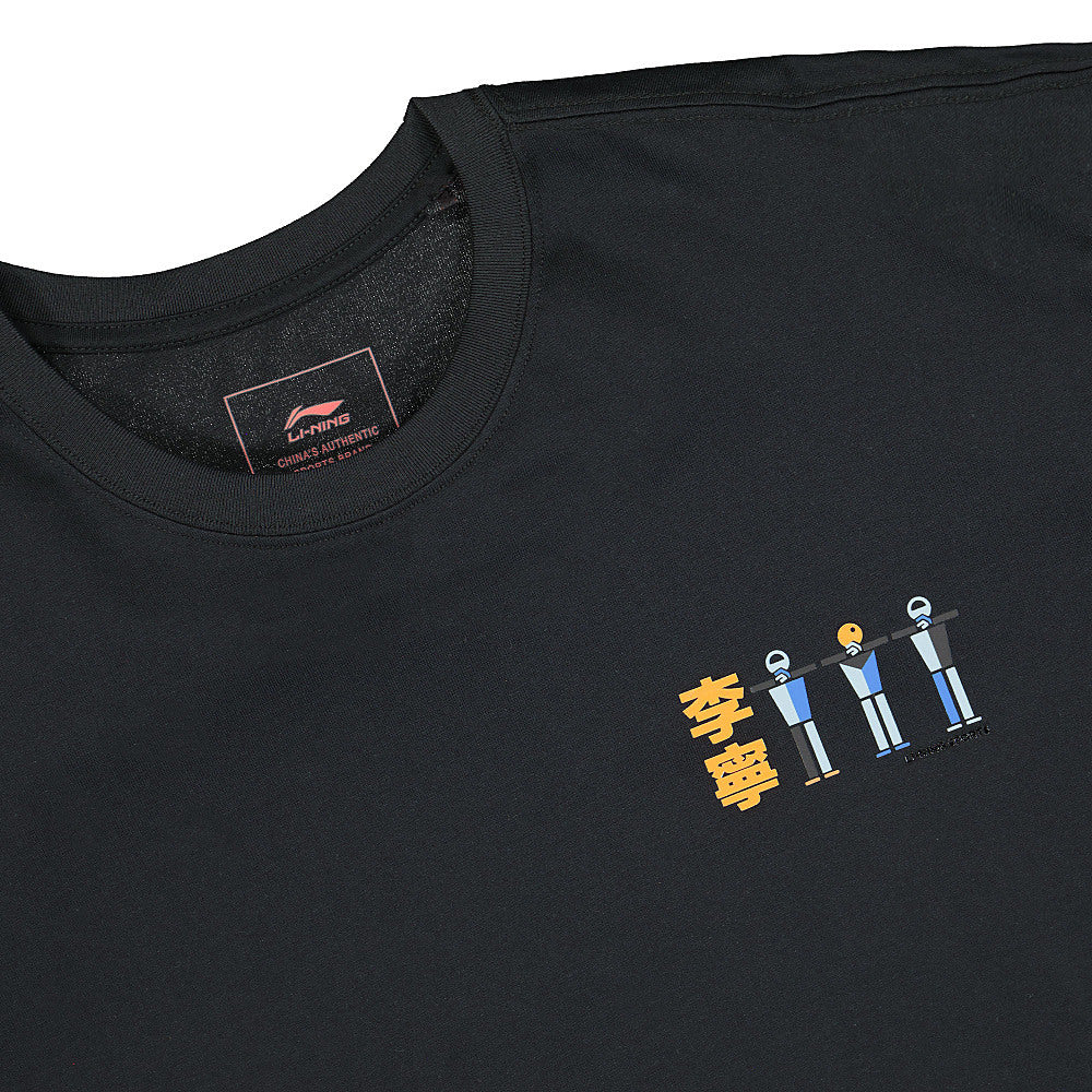 Li-Ning L/S Tee Black Longsleeves Material | Overkill