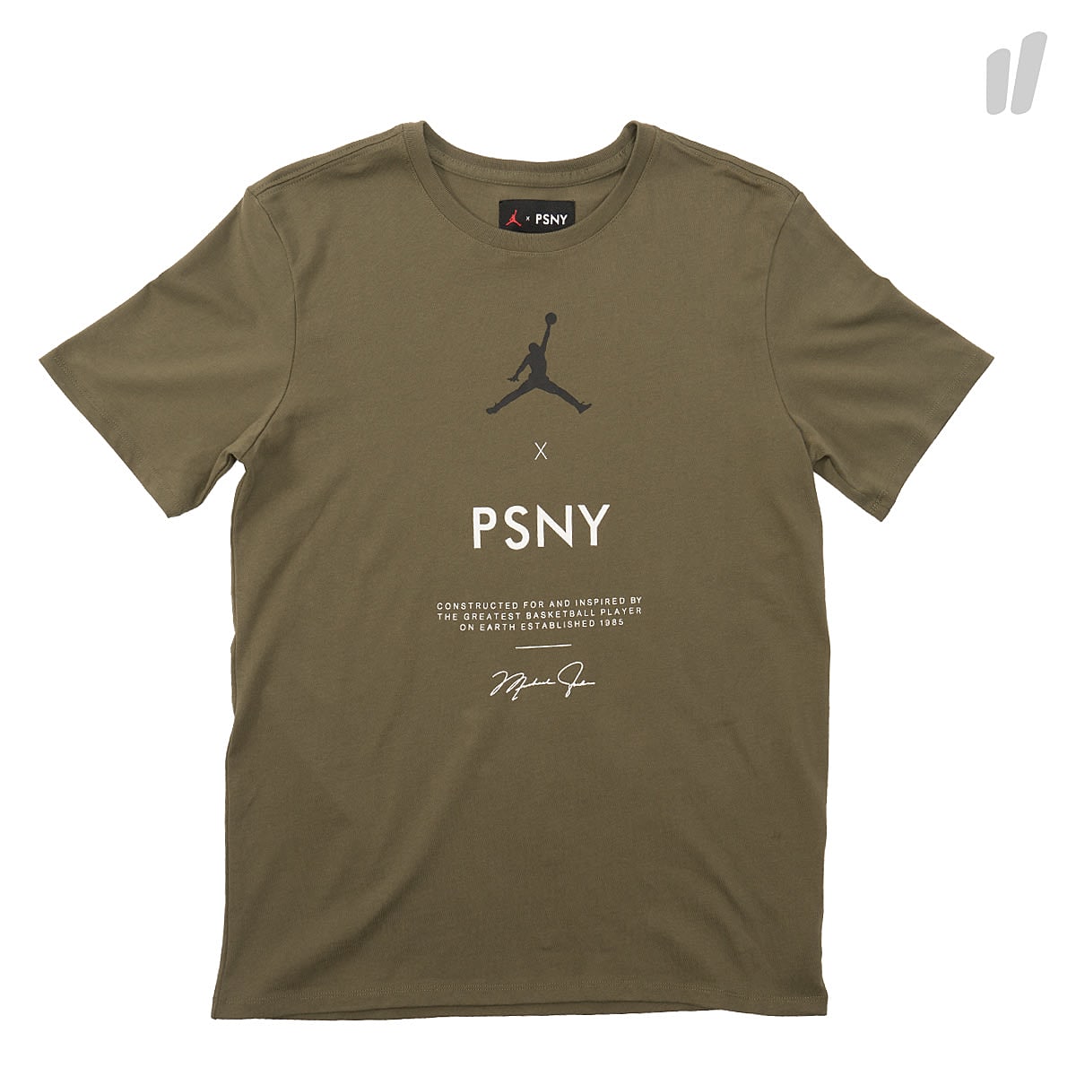 Jordan Air Jordan Tee PSNY Medium Olive T-Shirts AJ0030 222 | Overkill