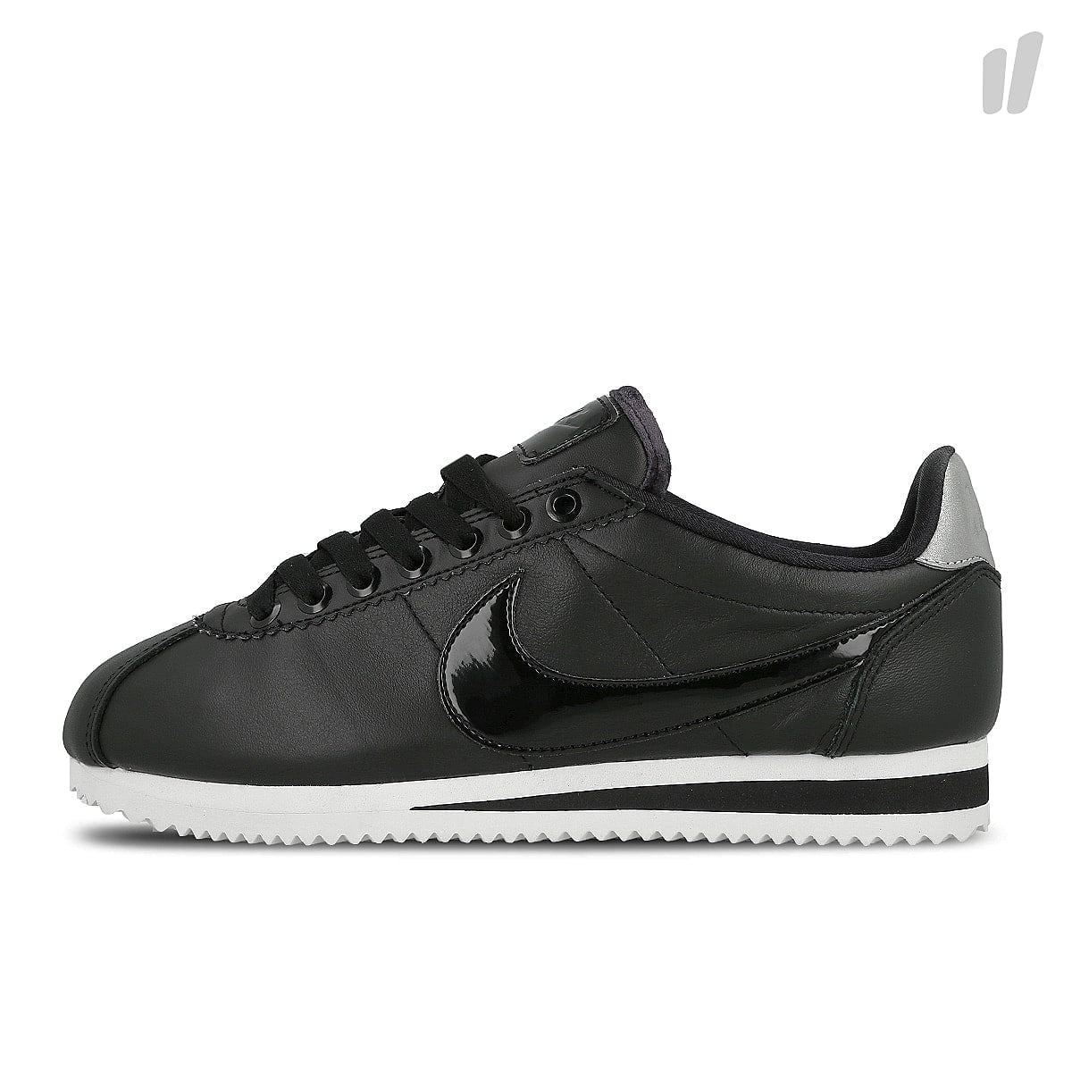 Nike wmns classic cortez se premium Black / Black - Refelct Silver - Cool Grey Sneakers AJ0135 001 | Overkill