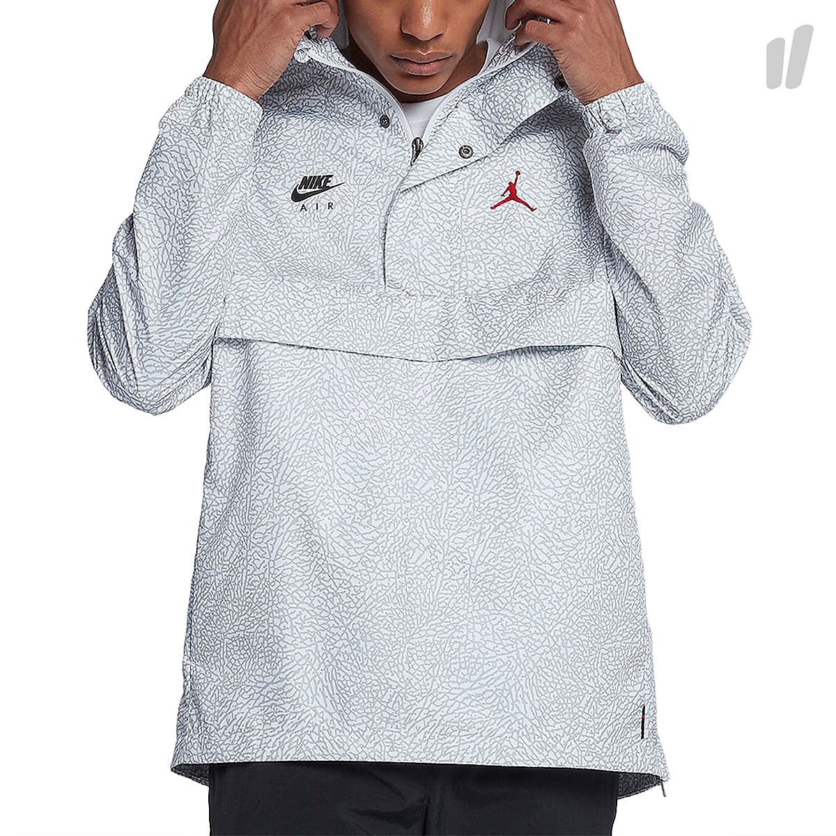 Jordan Air Jordan Wings 1988 Anorak White / Gym Red Windbreaker AJ0428 100 | Overkill