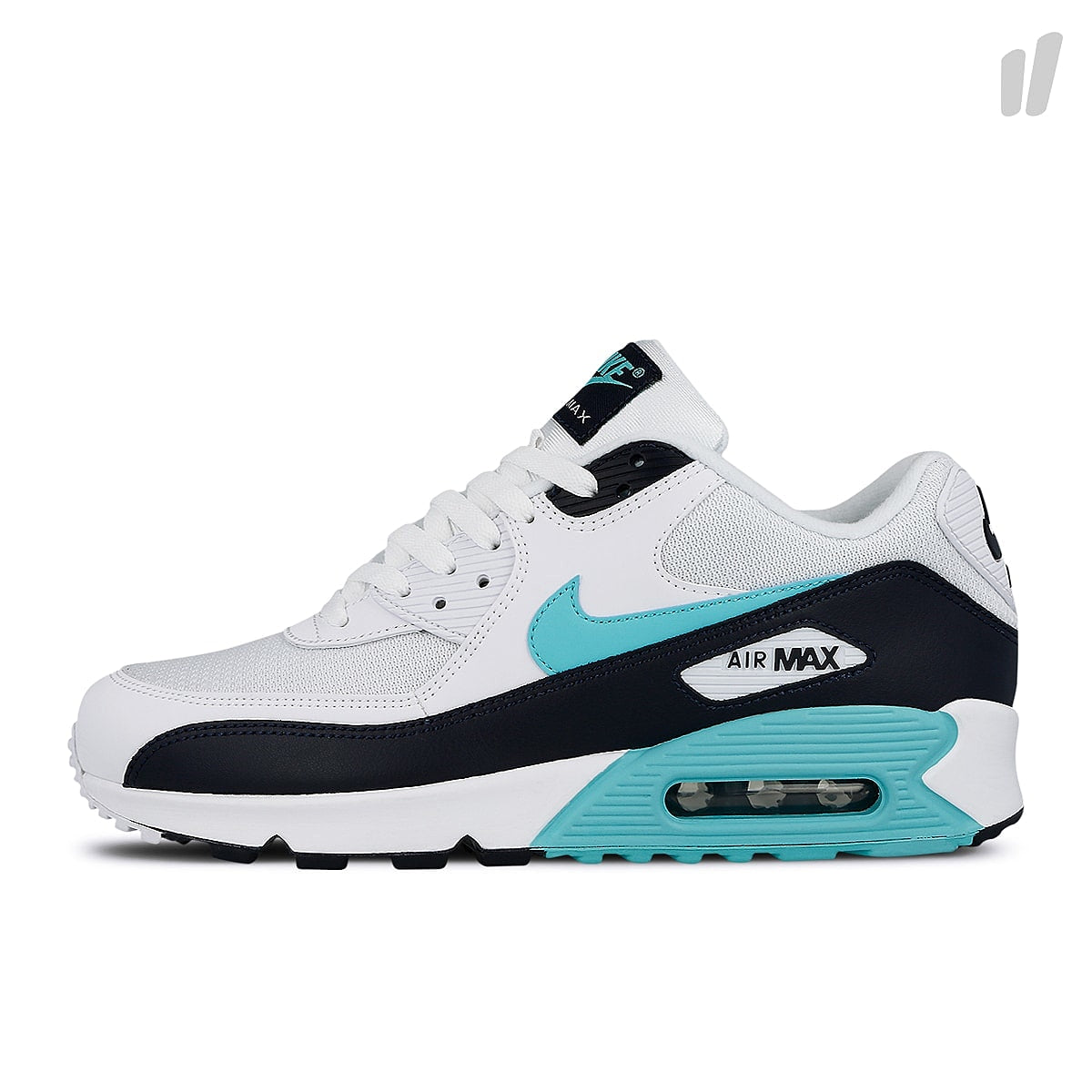 Nike air max 90 essential White / Aurora Green Low Top Sneakers AJ1285 102 | Overkill