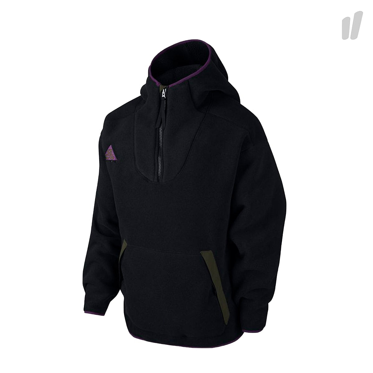 Nike ACG Sherpa Fleece Hoodie Black / Black Hoodies AJ2014 010 | Overkill