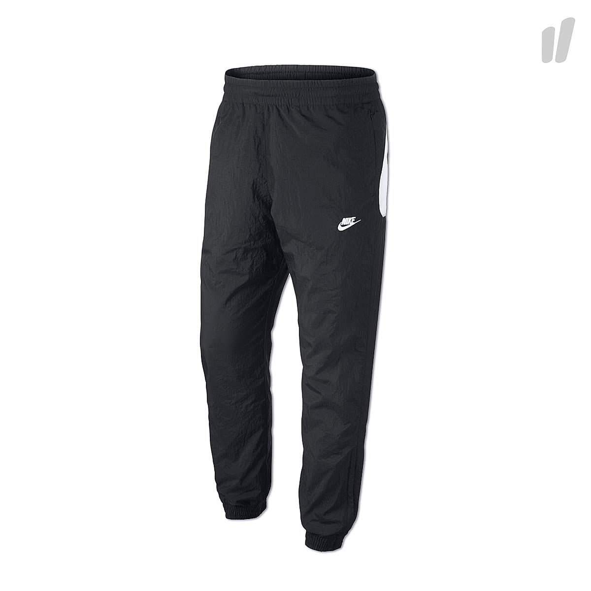Nike Swoosh Woven Pant Black / White / White Sweat & Track Pants AJ2300 010 | Overkill