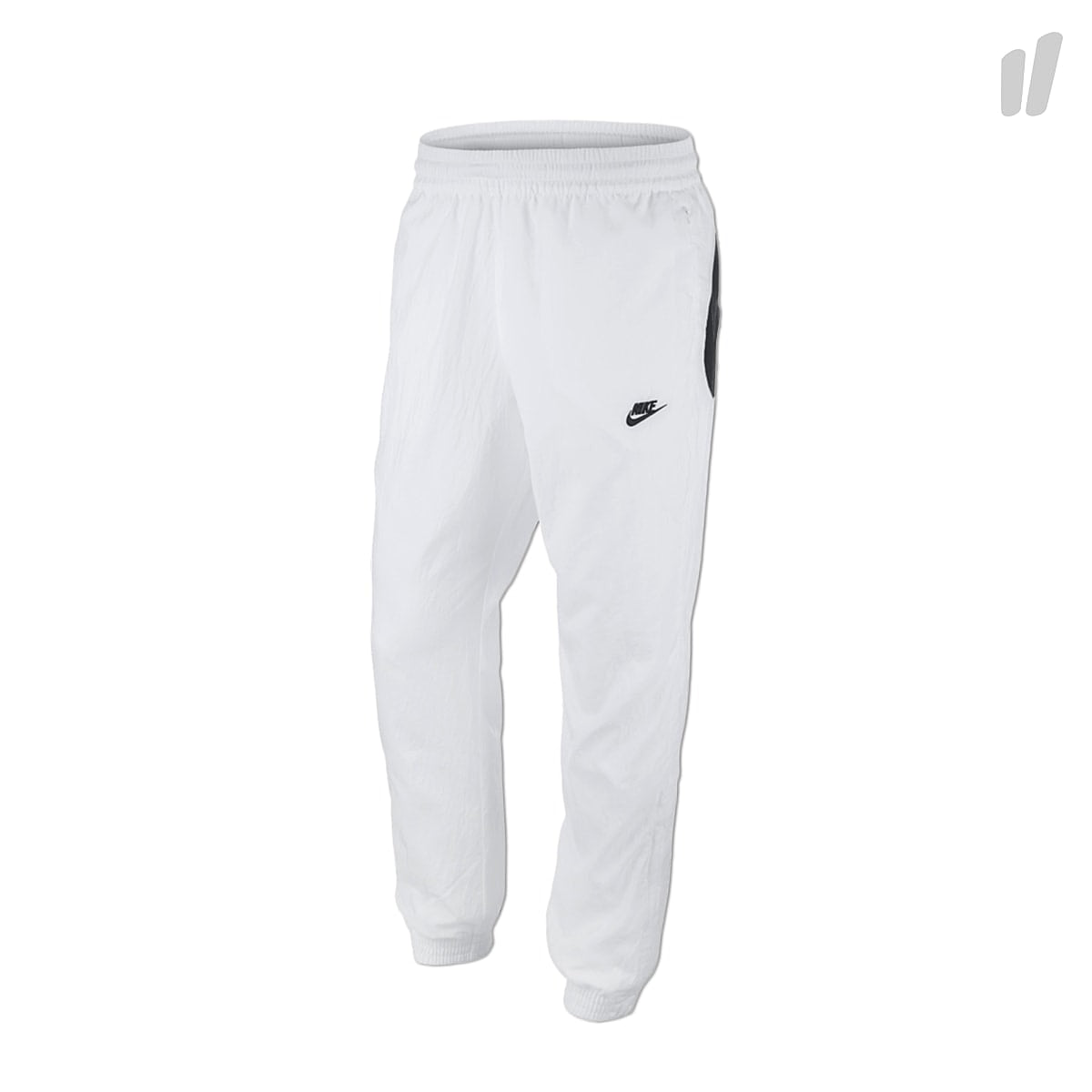 Nike Swoosh Woven Pant White / White / Black Sweat & Track Pants AJ2300 100 | Overkill