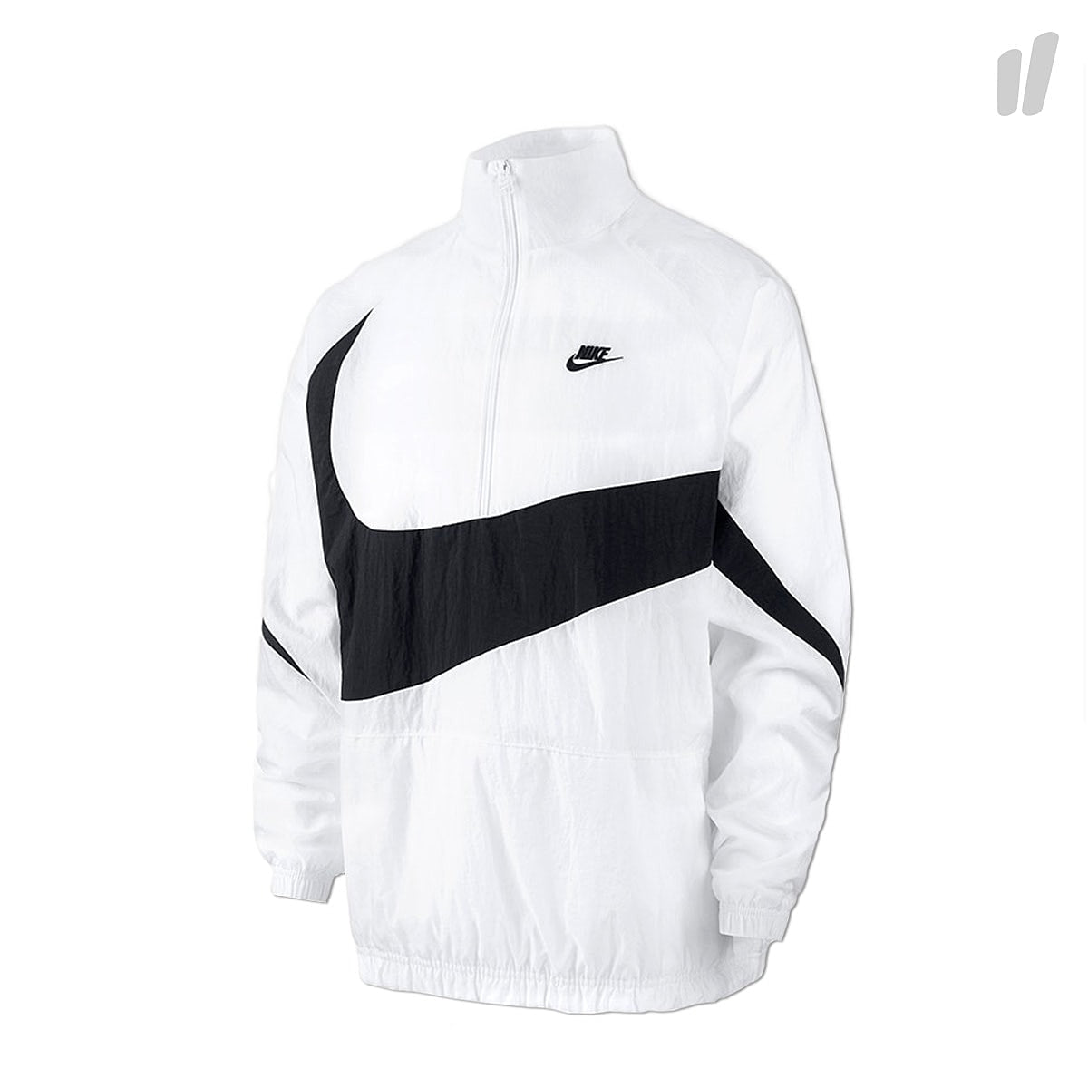 Nike Swoosh Woven Halfzip Jacket White / White / Black Jackets AJ2696 686 | Overkill