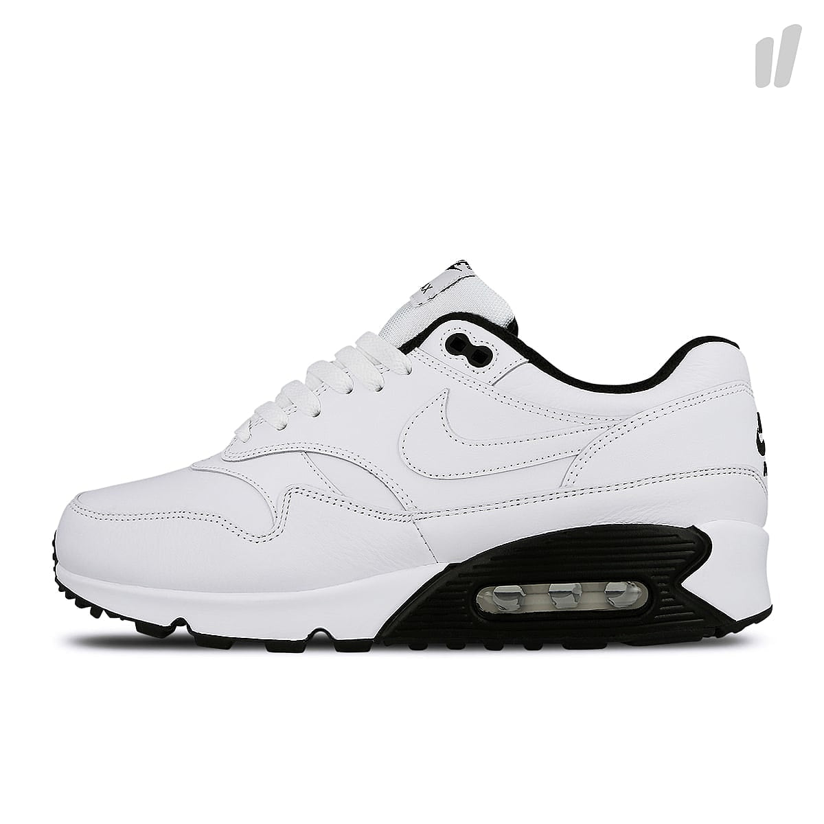 Nike air max 90 / 1 White / White - Black - Black Low Top Sneakers AJ7695 106 | Overkill