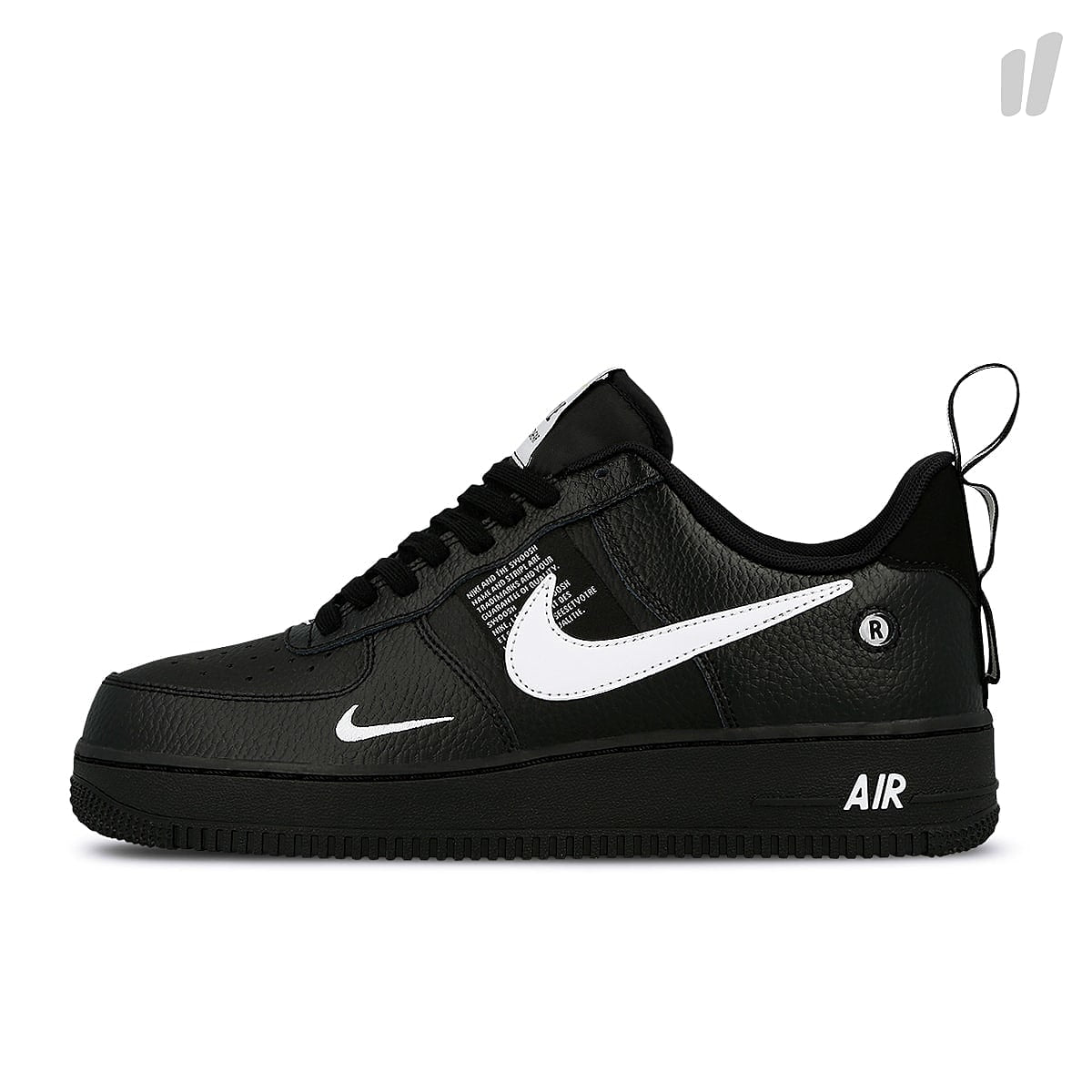 Nike air force 1 `07 lv8 utility Black / White - Black - Tour Yellow Low Top Sneakers AJ7747 001 | Overkill