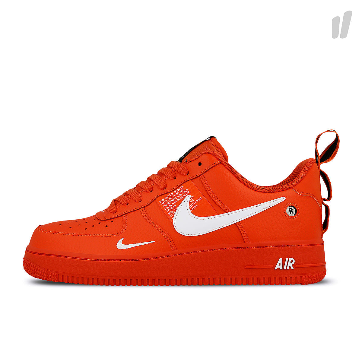 Nike air force 1 `07 lv8 utility Team Orange / White - Black - Tour Yellow Low Top Sneakers AJ7747 800 | Overkill