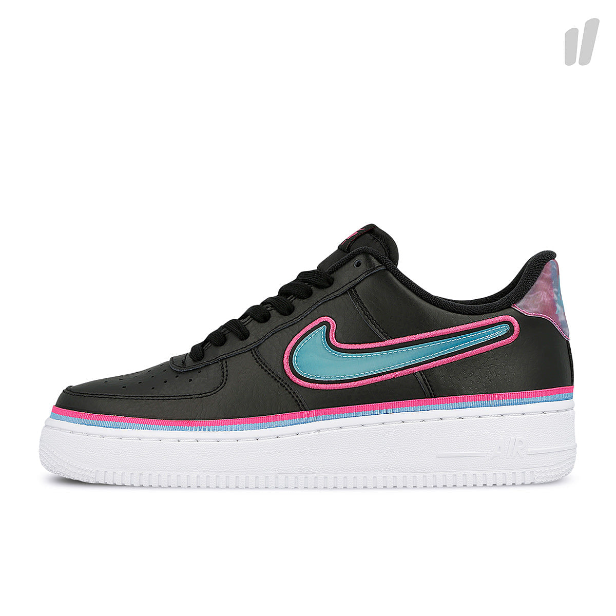 Nike air force 1 `07 lv8 sport Black-Blue Gale - Laser Fuchsia - White Low Top Sneakers AJ7748 002 | Overkill
