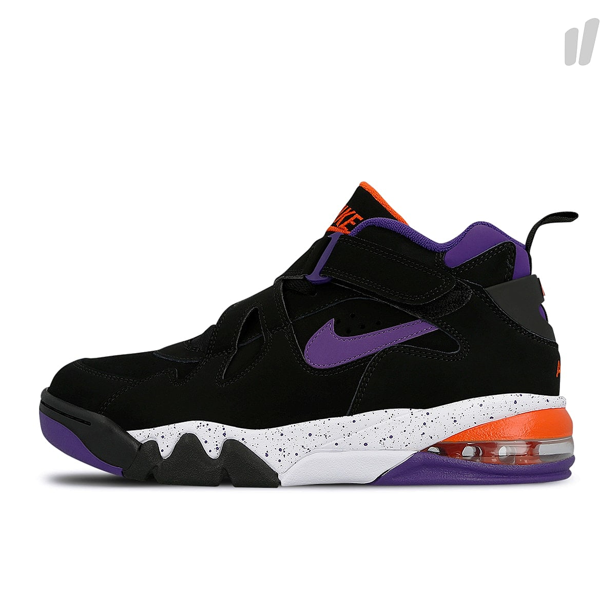 Nike air force max cb Black / Court Purple - Team Orange - White Low Top Sneakers AJ7922 002 | Overkill