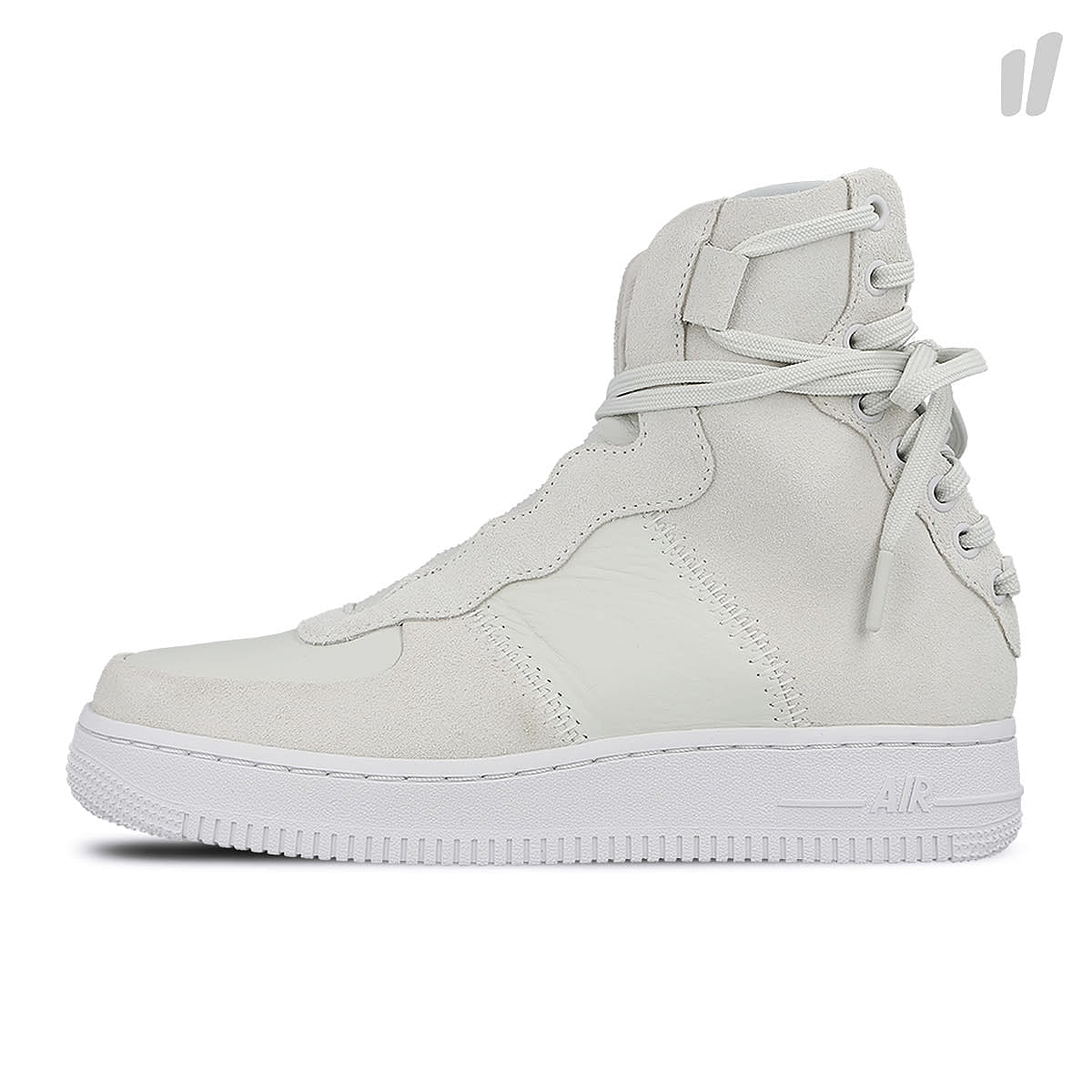 Nike wmns air force 1 rebel xx Off White-Light Silver High Top Sneakers AO1525 100 | Overkill