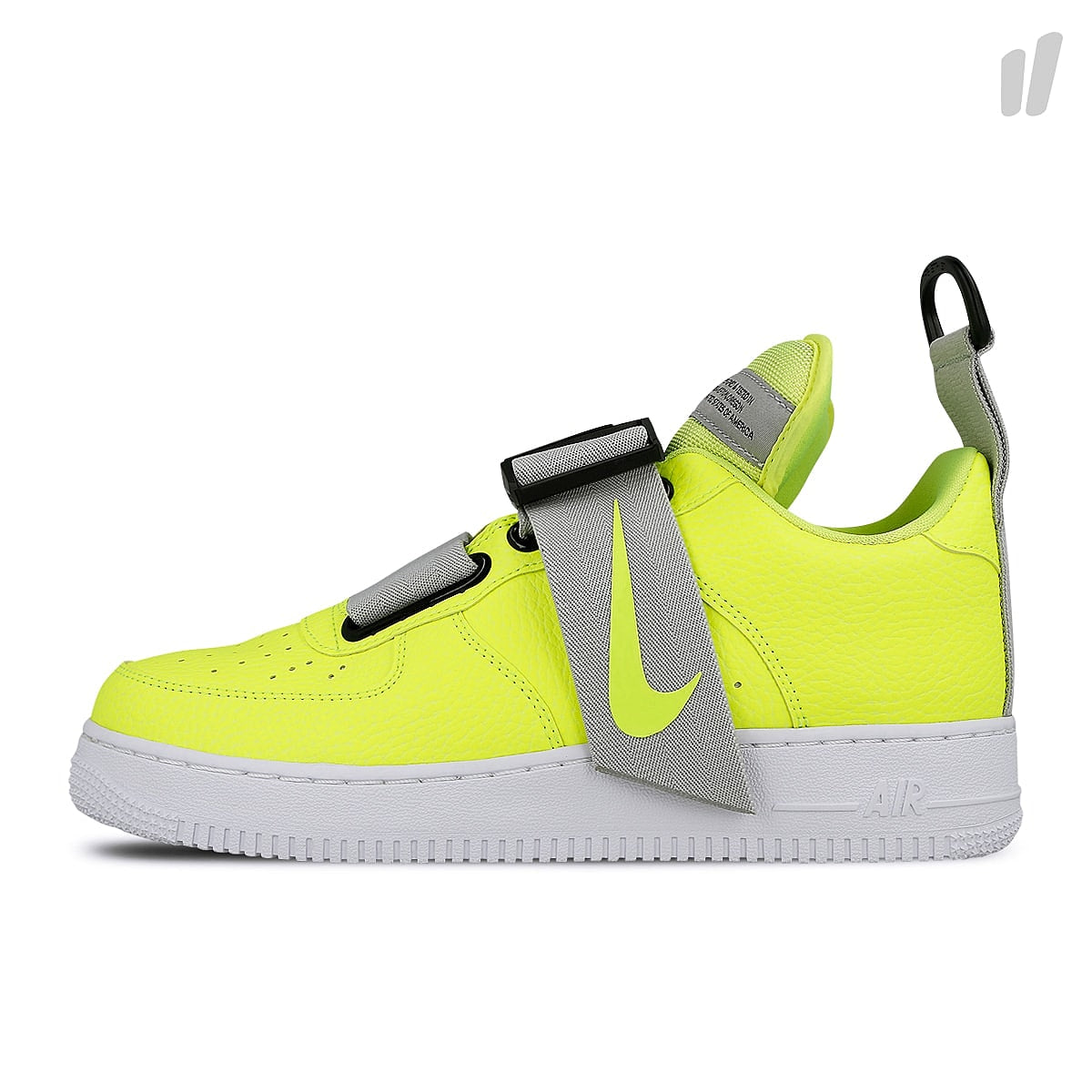 Nike air force 1 utility Volt / White - Black Low Top Sneakers AO1531 700 | Overkill