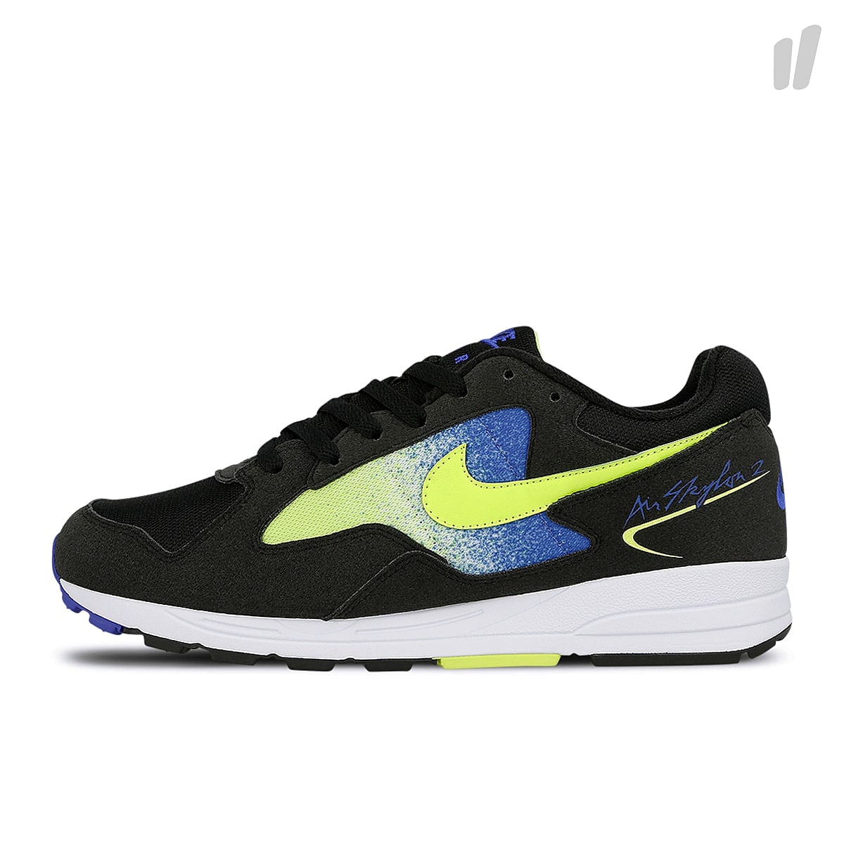 Nike air skylon ii Black-Volt - Racer Blue - White Sneakers AO1551 002 | Overkill