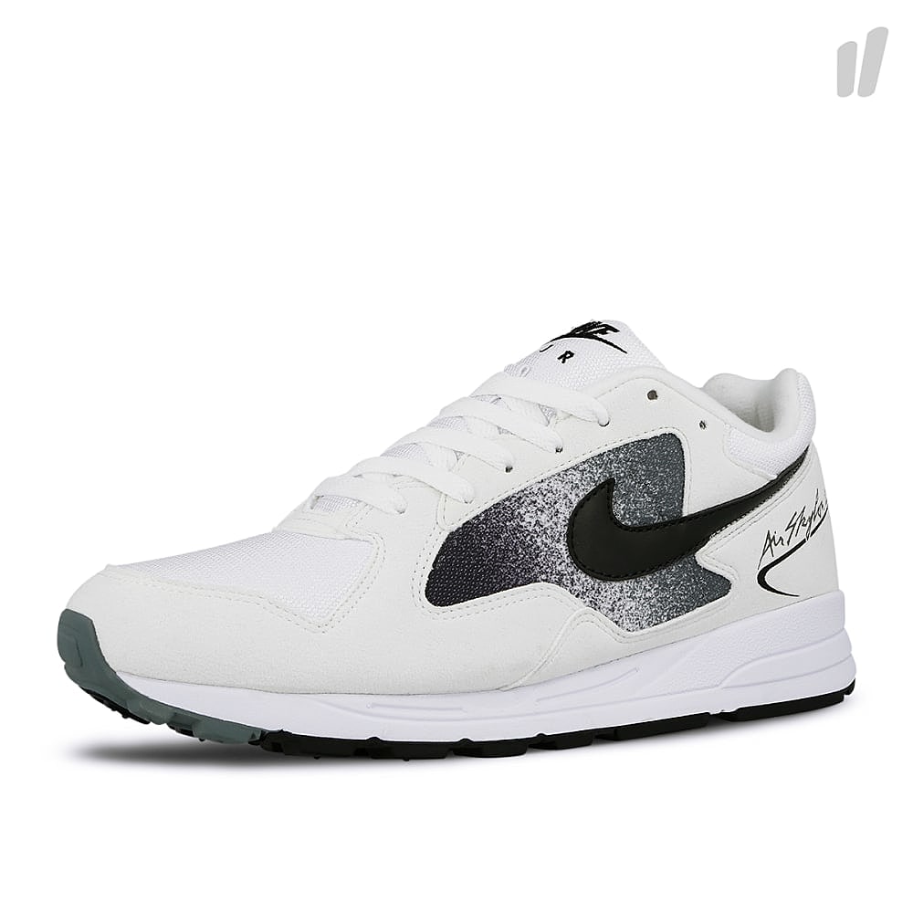 Nike air skylon ii White-Black - Cool Grey Low Top Sneakers Close Up | Overkill